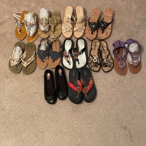 Sandals! Various Brands; Sizes 5 & 6. EUC
Bundle any 3 pairs of sandals for $25